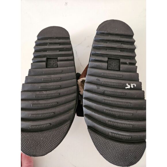 NWOT- Dr. Martens Myles Suede Fur-Lined Buckle Slide Sandals in Dark Brown- SZ-8 - Picture 5 of 5